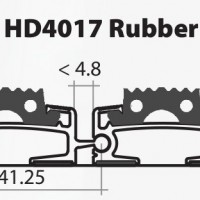 Stergator de intrare din aluminiu DOORMAT G5 HD4017 Rubber