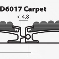Stergator de intrare din aluminiu DOORMAT G5 HD6017 Carpet